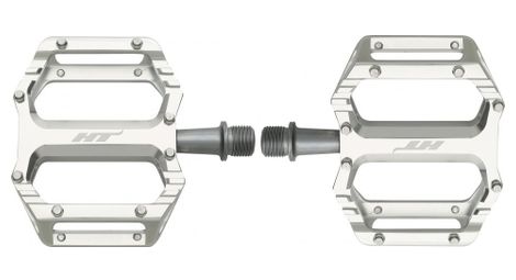 Paar Flache Pedale Ar09 Silber
