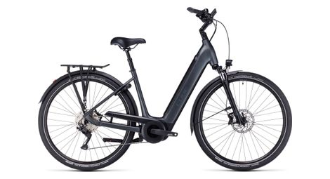 Cube supreme sport hybrid pro 625 easy entry electric city bike shimano deore 10s 625 wh 700 mm grau 2023