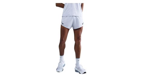 Short splité nike aeroswift 4in gris homme