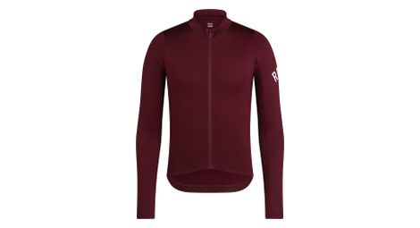 Maillot manches longues rapha pro team midweight bordeaux homme