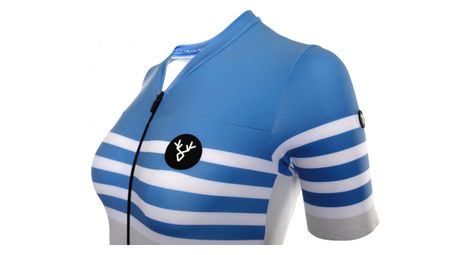 Tourmalet Kurzarmtrikot Blau Weis Adjusted Fit