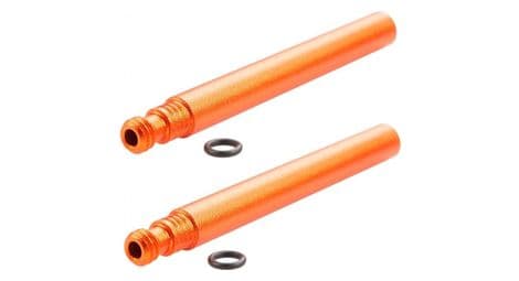 Prolongateur de valve super b tb-vc20 60mm alu orange (x2)