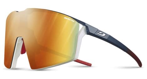 Occhiali da sole julbo edge reactiv performance blu bianco rosso