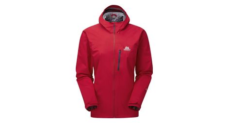 Chaqueta impermeable para mujer mountain equipment firefly roja