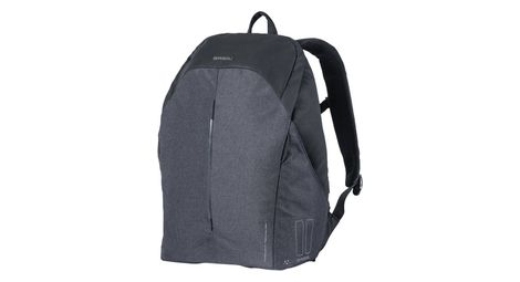 Basil b-safe nordlicht mochila para bicicleta con tira de led 18 litros negro