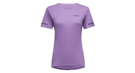 Camiseta de manga corta gore wear contest 2.0 para mujer morado