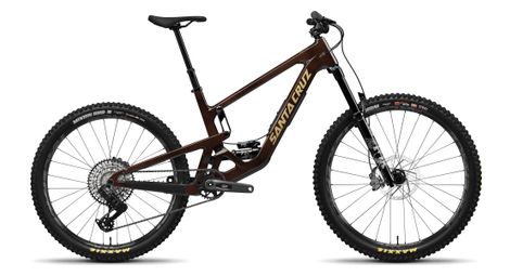 Vtt tout-suspendu santa cruz bronson 5 carbone c sram gx axs 12v mx (29/27.5) marron 2025