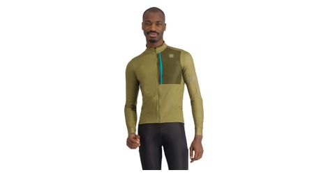 Langarm Trikot Supergiara Thermal Khaki