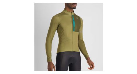 Langarm Trikot Supergiara Thermal Khaki