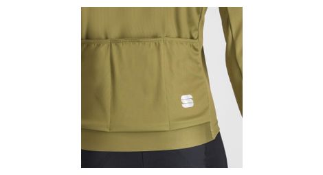Langarm Trikot Supergiara Thermal Khaki