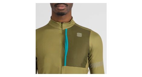 Langarm Trikot Supergiara Thermal Khaki