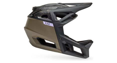 Fox proframe frequency khaki/nero casco integrale