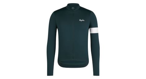 Maillot manches longues rapha core thermal vert homme