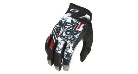 O'neal mayhem scarz v.22 guantes largos negro / blanco / rojo