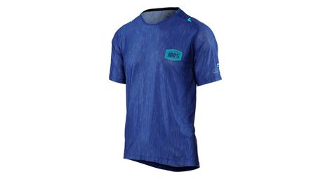 Maillot manches courtes 100% celium bleu