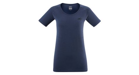 Camiseta millet intense seam w azul mujer