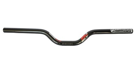 Guidon elevn slt alu 2.25 noir/rouge