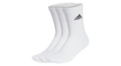 Calcetines adidas performance sportswear crew x3 unisex blanco