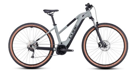 Cube reaction hybrid performance 625 trapeze electric hardtail mtb shimano alivio 9s 625 wh 27.5'' swamp grey green 2023