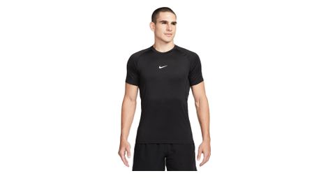Maillot de manga corta nike pro negro hombre