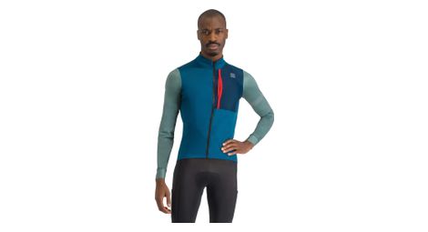 Langarm Trikot Supergiara Thermal Blau Grun