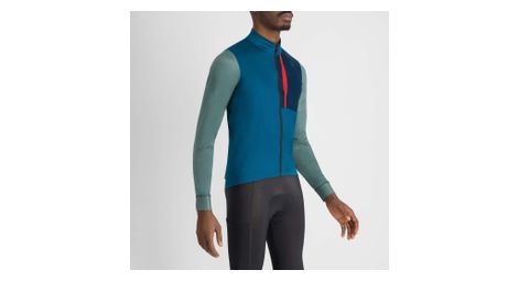 Langarm Trikot Supergiara Thermal Blau Grun