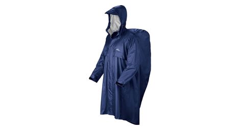 Poncho ferrino trekker ripstop bleu