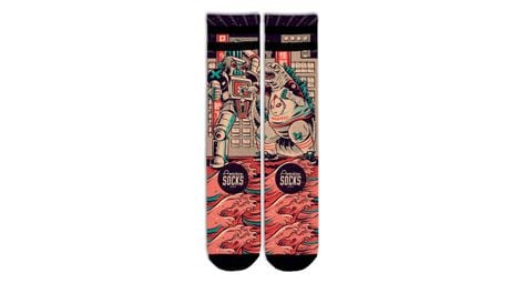 Godzilla - chaussettes graphiques techniques coolmax - cyclisme, running et sport