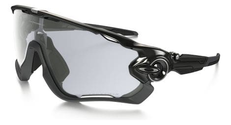 Oakley jawbreaker clear to black iridium photochromic lenses - polished black frame / ref: oo9290-14