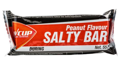 Barre energetique wcup salty bar cacahuete salee 55g
