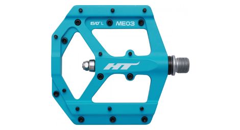 Ht components me03 evo+ pedali piatti blu