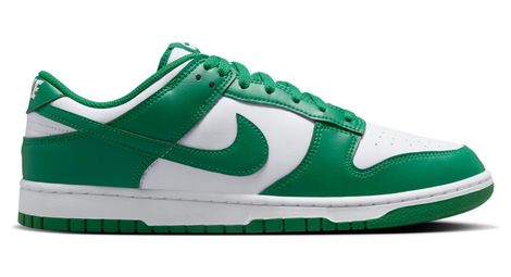 Chaussures sportswear nike dunk low retro blanc/vert homme