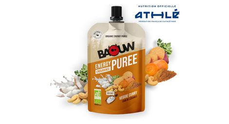 Baouw Bio Energieriches Gemüsepüree mit Curry 90 g