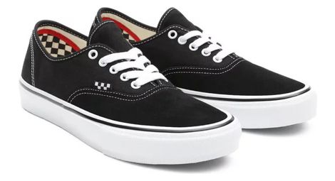 Zapatillas vans authentic negras / blancas 42