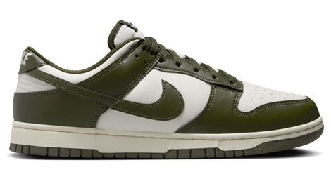 Chaussures sportswear nike dunk low retro beige/kaki homme
