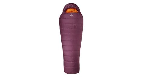 Saco de dormir para mujer mountain equipment classic eco 300 morado regular - zip gauche