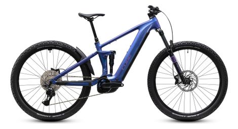 VTT Électrique Tout-Suspendu Cube Stereo Hybrid One44 Pro 800 Shimano 12V 800 Wh Bosch 120 Nm 27.5'' Bleu Iris/Violet 2027