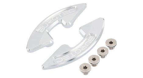 Paire de Protège Plateau Burgtec Argent
