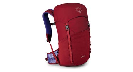 Bolsa de senderismo para niños osprey jet 18 red