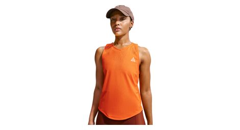 Canotta Nike ACG Trailwind arancione da donna