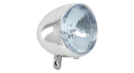 Eclairage velo a pile avant sur garde boue spanning holland chrome en vrac