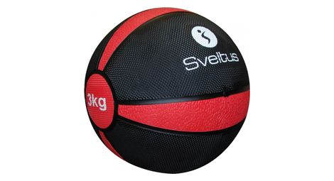 Medecine ball sveltus noir poids au choix