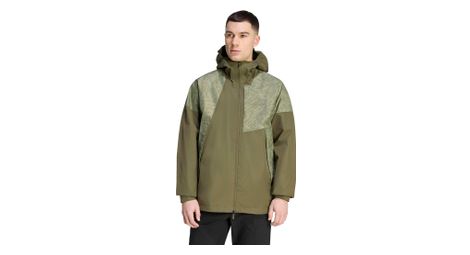 Veste Imperméable adidas Terrex Xperior 2.5 Layer Hybrid Primeknit Climaproof Vert Homme