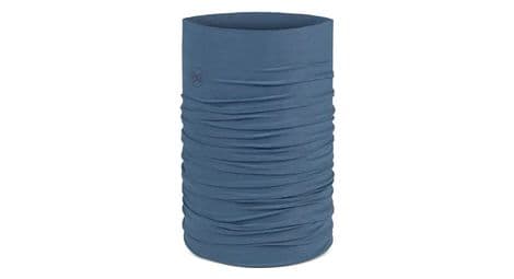 Buff tour de cou original ecostretch solid bleu