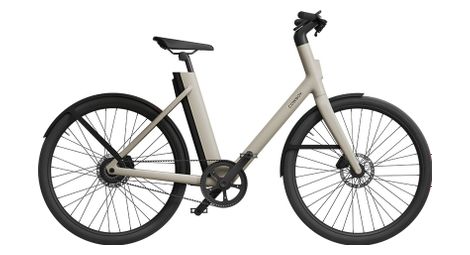 Vélo de ville electrique cowboy cruiser st courroie mono vitesse 360 wh 27.5 beige