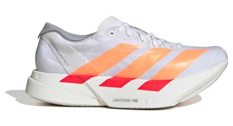 Zapatillas de running adidas Adizero Adios Pro 4 Blanco/Naranja Mujer