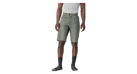 Short castelli baggy unlimited gris   vert
