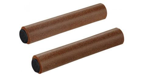 Paire de grips supacaz siliconez cafe