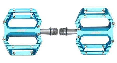 Paar flache Pedale HT Components AR09SX Königsblau