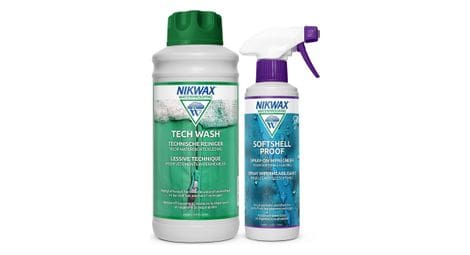 Twin tech wash 1l et softshell proof spray-on 300ml